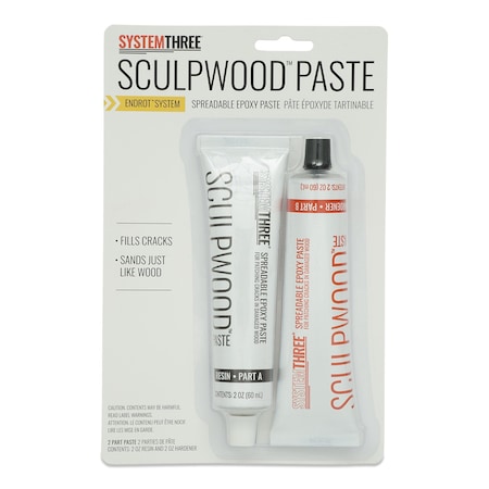 System Three Resins SculpWood Paste, 4oz Kit 1610K05